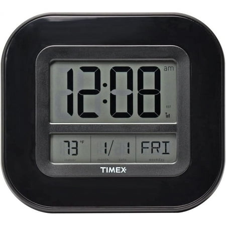 Timex 75322T Atomic Clock with Date, Day of Week and Indoor Temperature