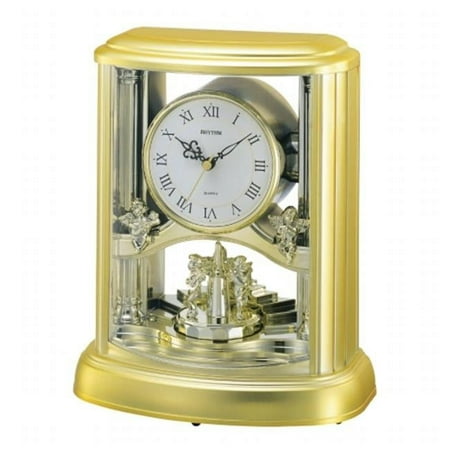 Angel Clock - Gold