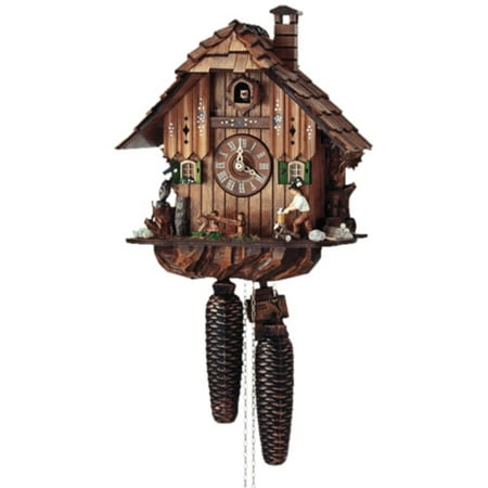 Anton Schneider Black Forest 11 Inch 8 Day Movement Cuckoo Clock