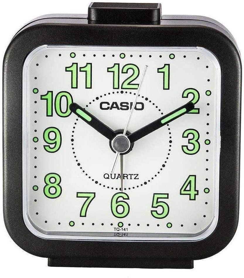 Casio #TQ141-1D Travel Table Top Beep Alarm Clock