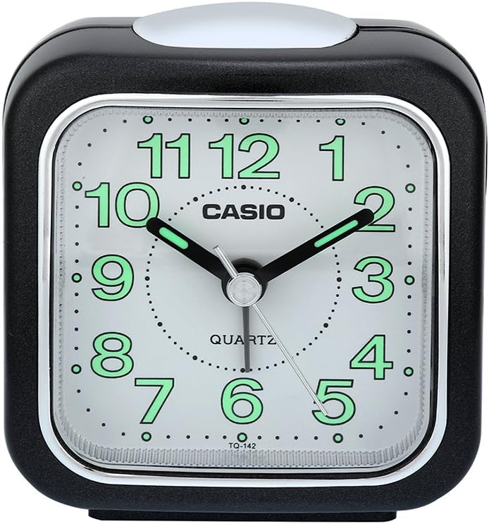 Casio #TQ142-1DF Table Top Travel with Light Alarm Clock