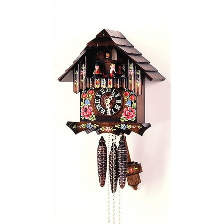 Cuckoo Clock Black Forest House, Flowers