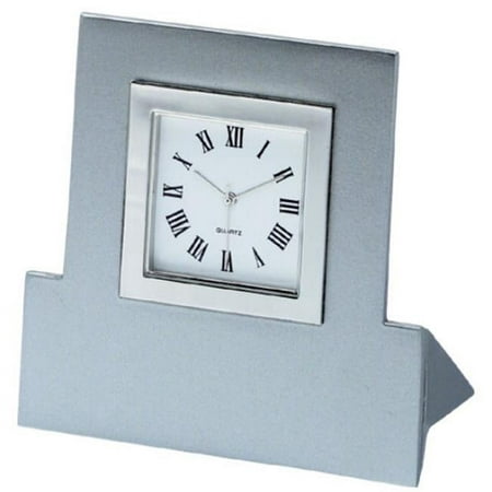 Frame Metal Desk Clock with Free Engraving