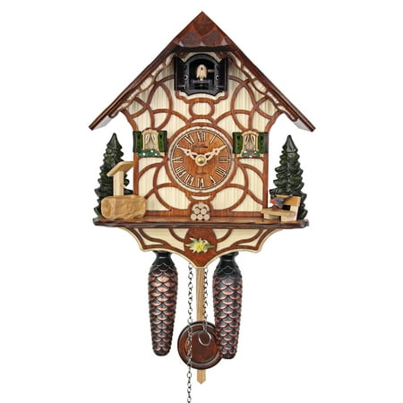 HerrZeit Adolf Herr Quartz Cuckoo Clock - Magic Brown