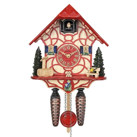 HerrZeit Adolf Herr Quartz Cuckoo Clock - Magic Red