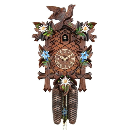 HerrZeit by Adolf Herr Cuckoo Clock - Alpine Flowers