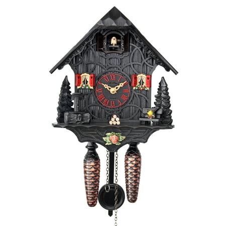 HerrZeit by Adolf Herr Quartz Cuckoo Clock - Black Magic