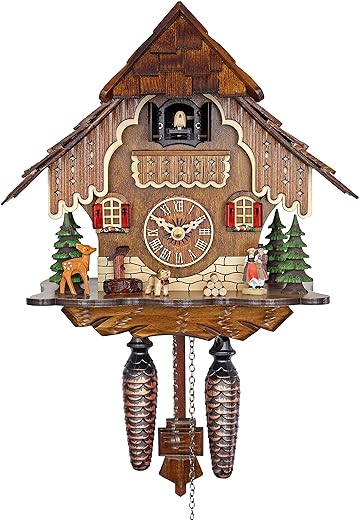 HerrZeit by Adolf Herr Quartz Cuckoo Clock - in The Black Forest AH 21 QM