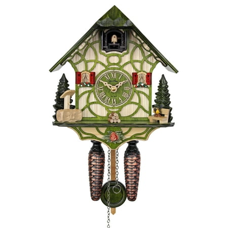 HerrZeit by Adolf Herr Quartz Cuckoo Clock - Magic Green