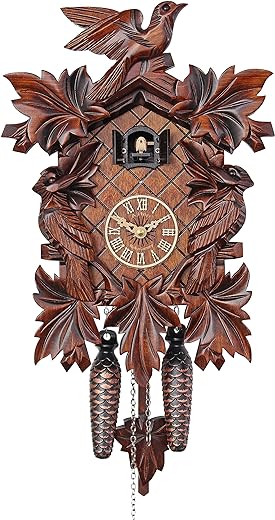 HerrZeit by Adolf Herr Quartz Cuckoo Clock - The Cuckoo Bird Family AH 32/1 QM