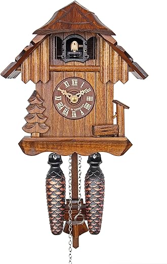 HerrZeit by Adolf Herr Quartz Cuckoo Clock - The Log House AH 22 QM