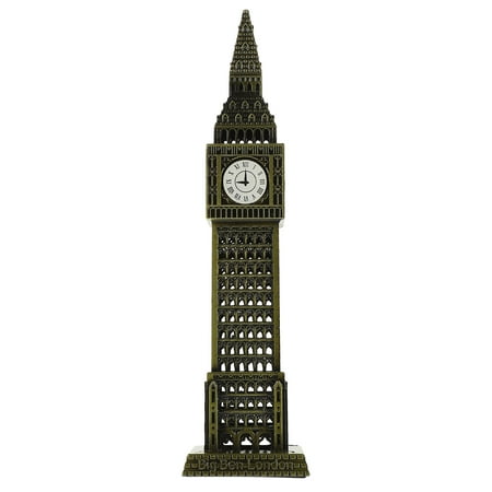 Home Decor in Remembrance Gifts British Big Ben Table Clock Decoration Building Sculpture Retro Famous Landmark Model Statue Travel