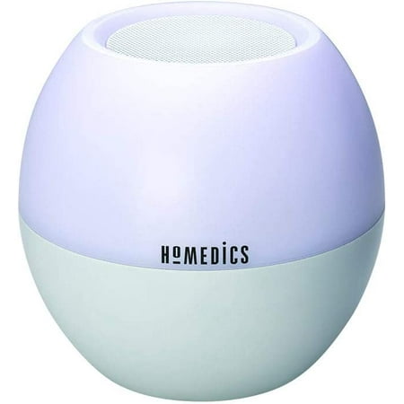 Homedics Sunrise Sound Spa, Sound Mixer Sound Machine and White Noise Machine with a Sunrise Alarm Clock, Bluetooth Speaker, Night Light with 7 Colors and Auto-Shut Off for Infants and Adults