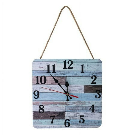 Industrial Modern Square Wall Clock Art American Personality Living Room Clocks