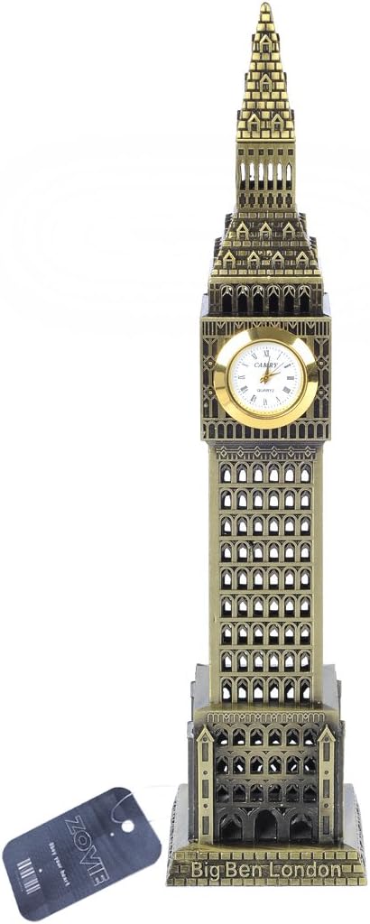 London Big Ben Real Clock Tower Statue (brone)