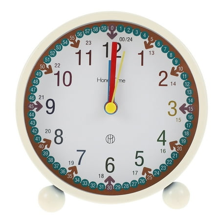 Metal Creative Clock Living Room Decorative Clock Rounded Desktop Clock Adorn