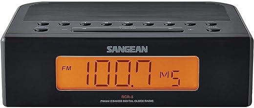 Sangean RCR-5BK AM/FM Digital Tuning Clock Radio