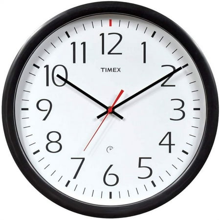 Timex 46004T Set and Forget Wall Clock, 14-Inch