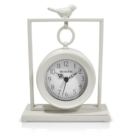 Westclox 8” Bird Watch Table Clock