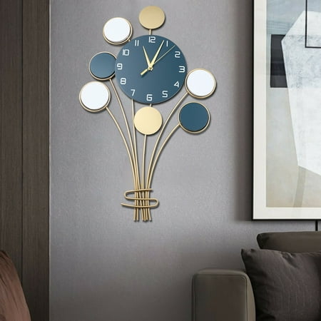 25 Large Hanging Wall Clock Metal Living Room Wall Watch Home Decor/Gift DIY Modern Luxury Wall Clock Balloon Living Room Art Hanging Metal Clock Home Decor Creative Silent Wall Quartz Clock Art Home