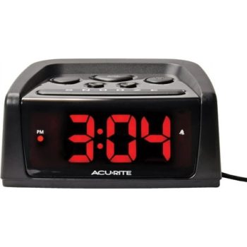 AcuRite 13019W2 5.4-inch Intelli-Time Alarm Clock