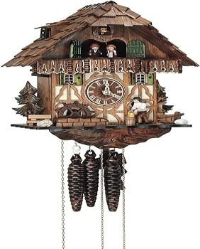 Schneider 12 Inch Wood Chopper Black Forest Cuckoo Clock