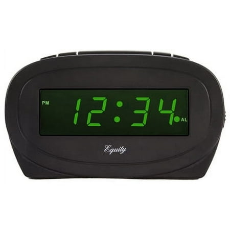 Advance Divine 0.6 Green LED Alarm Clock Bright Green Display, Each