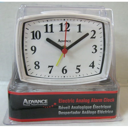 Advance White Electric QA Alarm Clock