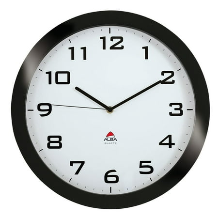 Alba - Hornew Silent Wall Clock - Black