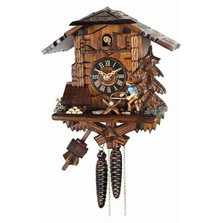 Alexander Taron Engstler Weight-driven Cuckoo Clock - Full Size - Black Forest Sawmill Design