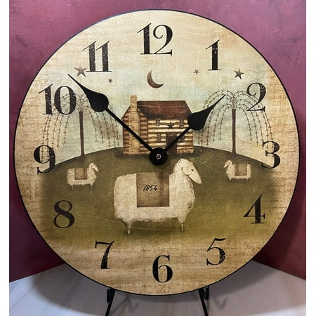 Americana Hanging Wall Clock | Ultra Quiet Quartz Mechanism | Comes in 8 Size