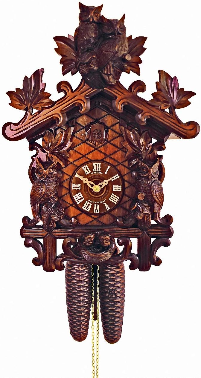 Anton Schneider Cuckoo Clock Owls, Nest