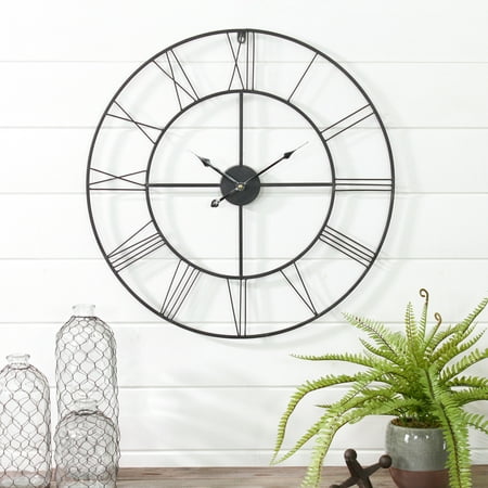 Aspire Home Accents 0.5 Quartz Farmhouse Wall Clock