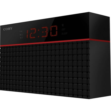 Coby Crabt-100-Blk Bluetooth Alarm Clock