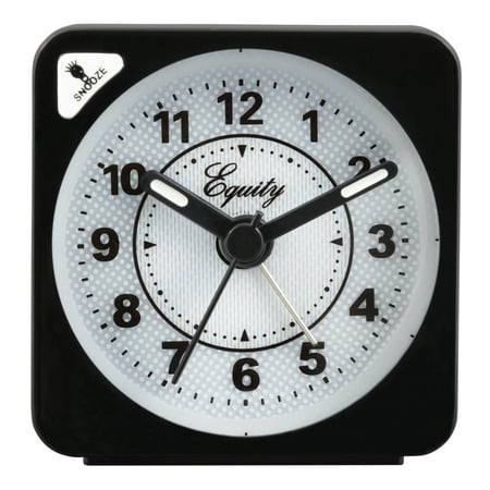 Equity by La Crosse Analog Quartz Travel Alarm Clock, 20078