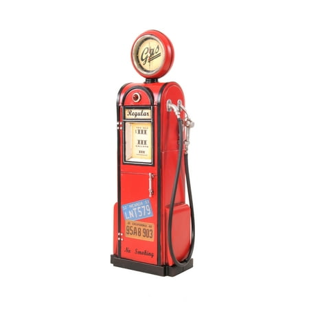 Gas Pump Clock Sculpture