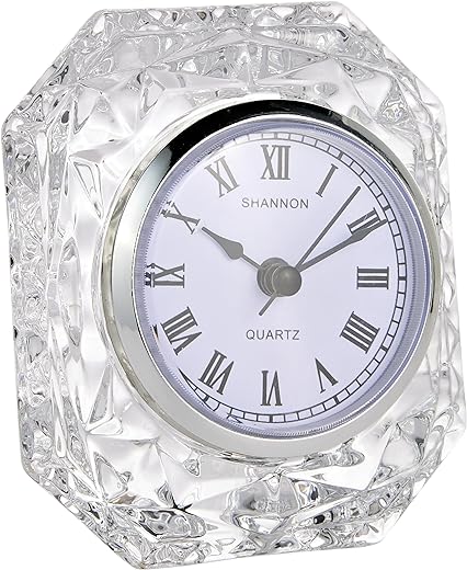 Godinger EMERALD CLOCK - CRYSTAL