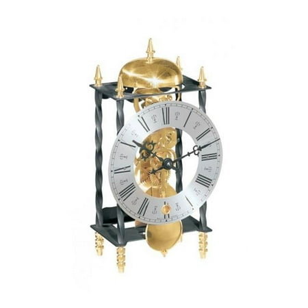 Hermle 22734000701 Galahad II Mechanical Mantel & Table Clock