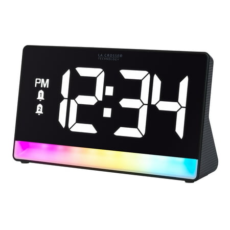 La Crosse Technology Color Changing LED Digital Alarm Clock