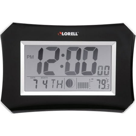 Lorell LCD Wall/Alarm Clock