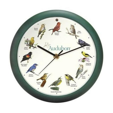 Mark Feldstein & Associates Audubon Singing Bird Clock, 8