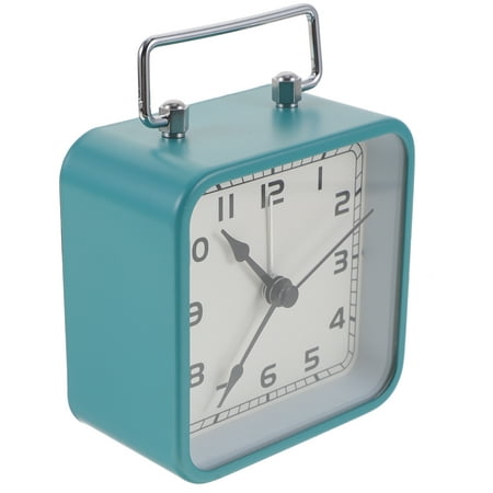 Non Ticking Alarm Clock Battery Powered Silent Bedside Clock Clear Display Table Clock