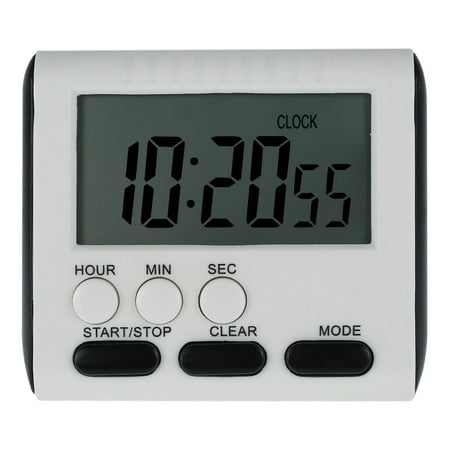 Pcapzz LCD Digital Large Kitchen Cooking Timer Count-Down Up Clock Alarm Stopwatch