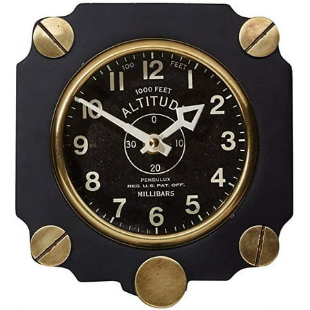 Pendulux, Wall Clock - Altimeter (Black)