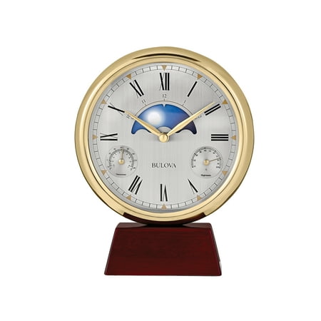 Pinnacle Gold desk clock by Bulova