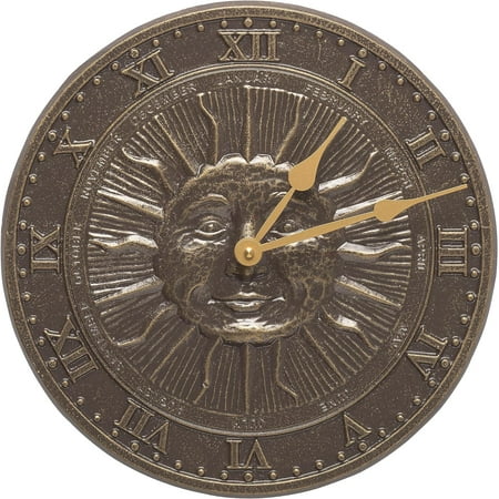 Products Sunface Clock, French Bronze