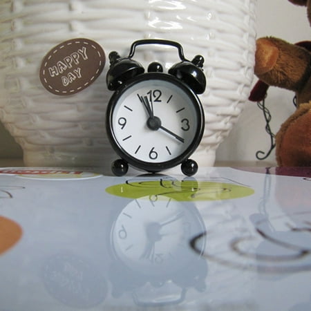 Small Clocks Battery Operated for Desk, Creative Cute Mini Metal Small Alarm Clock Electronic Small Alarm Clock, Specialty Clocks, Home Decor