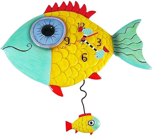 Wide-Eyed Fishy Clock Allen Studio Designs