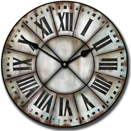 French Tower 3 Wall Clock | Beautiful Color, Silent Mechanism, Made in USA