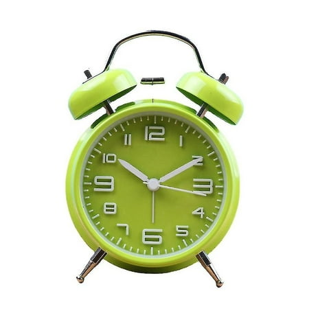 XUHOG Classical Retro Twin Bell Alarm Clock, Double Bell Alarm Clock With Backlight,desk Clock Table Clock